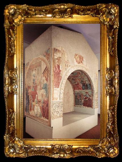 framed  GOZZOLI, Benozzo Shrine of the Visitation dfg, ta009-2